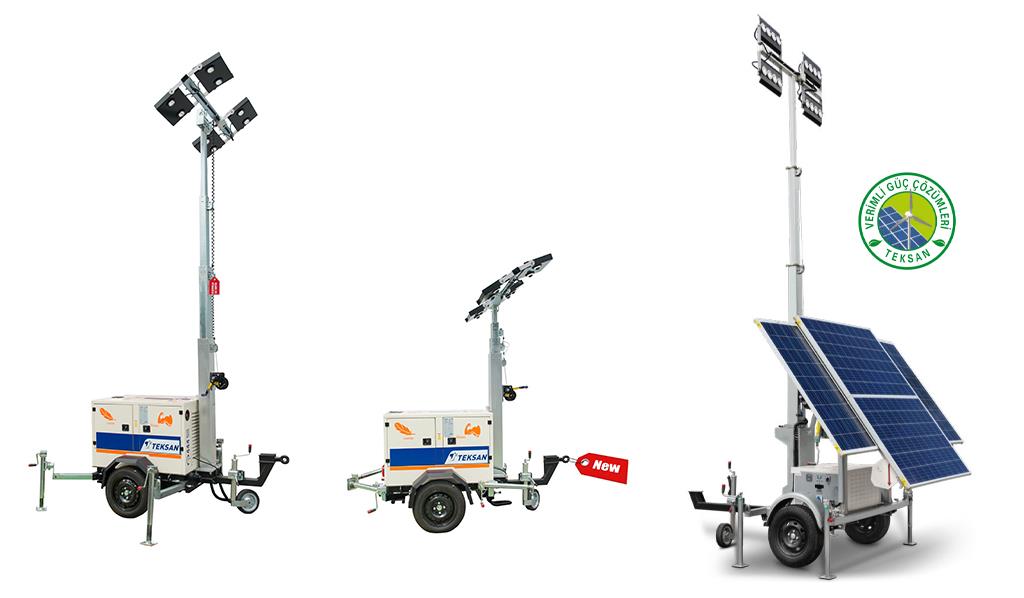 diesel operated mobile flood lights